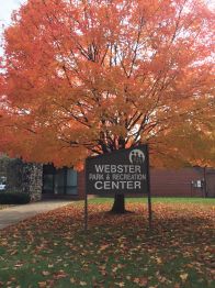 Webster Park and Recreation Center Sign