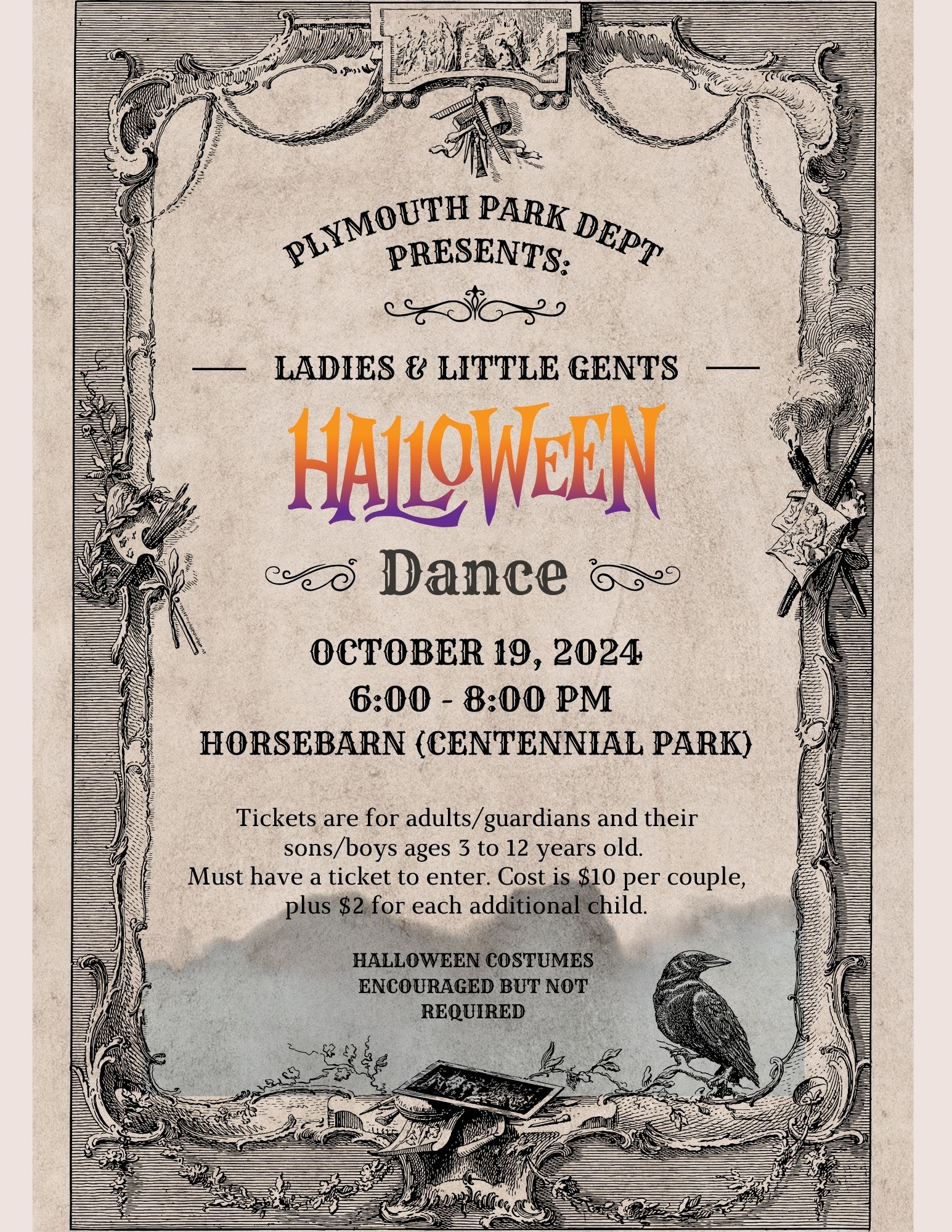 Ladies & Little Gents Halloween Dance