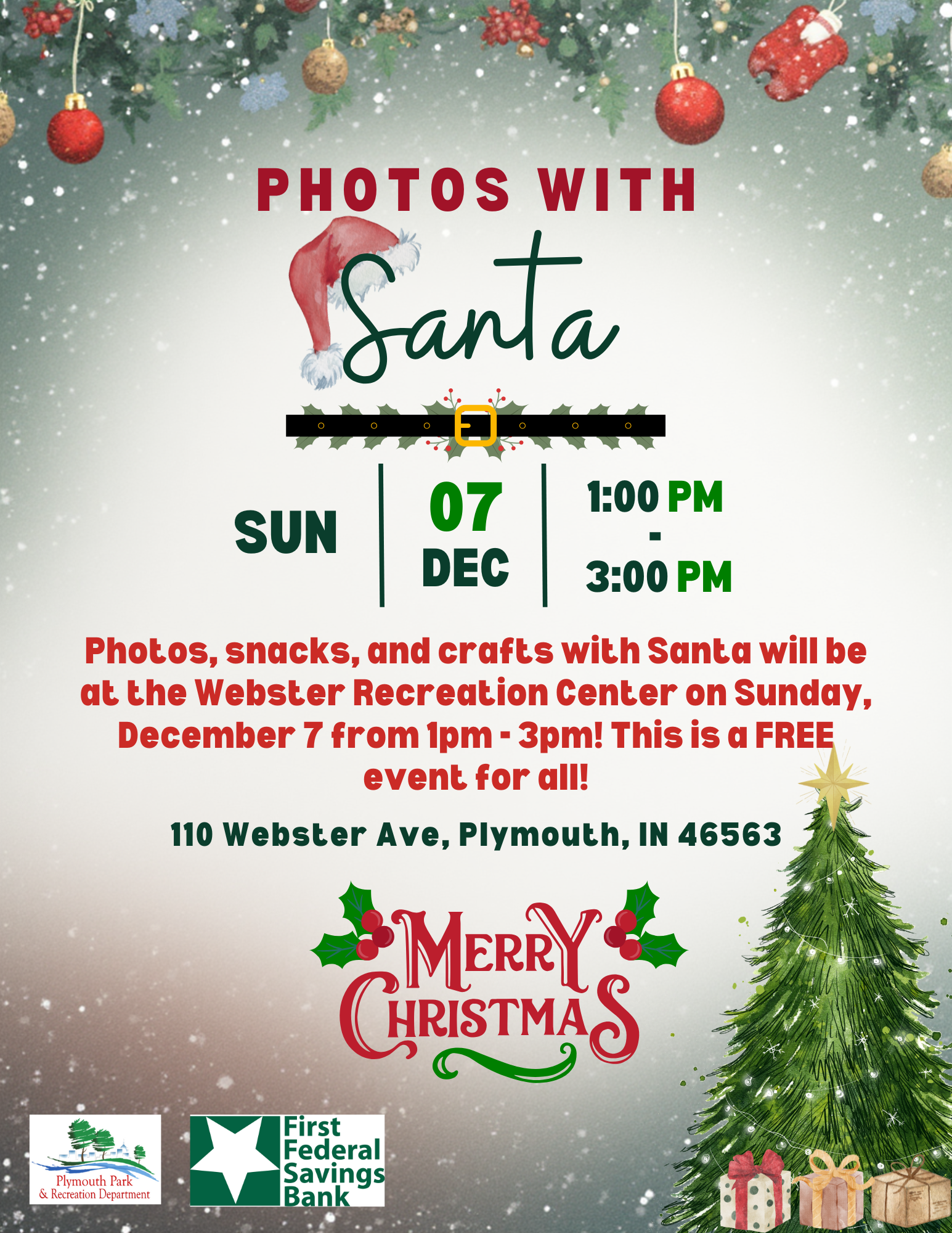 Photos with Santa 2025